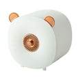 thumbnail image 2 of Soporte de papel higiénico para baño montado en pared sin tadrar, de instar, a prueba de polvo, multifuncional, resistente al agua, Sunnimix  Estante para papel higiénico, 2 of 8