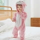 thumbnail image 5 of Body De Bebé Canastilla Onesies Para Niño Pequeño Unisex Mameluco Invierno Otoño Mono De Franela Animal Cosplay Trajes Rosa Odeerbi LM103-1769, 5 of 6