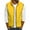 Yellow, variant on hgsbede Men's Autumn Winter Zipper Fashion Pure Color Waistcoat Vest Top Coat