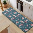 thumbnail image 5 of Pioneer Flower Floral Print Pattern Kitchen Rug Mat,Kitchen Runner Rugs Non Skid Washable,Decorative Kitchen Floor Mats for Kitchen,Sink,Laundry,17"x47.2", 5 of 7