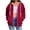 Watermelon Red, variant on Zip Up Hoodie for Womens Pullover Fashion Plus Size Stripe Pockets Zipper Long Sleeved Regular Top Hooded Sweatshirts Coat Outwear