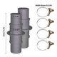 thumbnail image 3 of Pool Hose Adapter Set Flexible Pool Pipe Joint Hose Connector Hose Conversion Adapter for Pool Maintenance System, 3 of 4