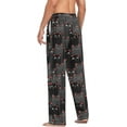 thumbnail image 6 of FREEAMG Cute Cat Pajama Pants for Men, Men's Separate Bottoms, Comfortable Sleep Lounge Pj Pants, 6 of 7