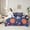 Orange Deepblue, variant on Homewish Ball Sport Lovers 7-Piece Twin Bedding Sets,Basketball Football Baseball Bedding Comforter Set,Deepblue White Browne Sheet Sets For Boys Kids,Ultra Soft Home Decor Reversible