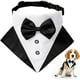 thumbnail image 1 of Pajarita ajustable para bodas de perros para eventos formales, cumpleaños y fiestas: un toque elegante para tu mejor amigo peludo. Esmoquin con cuello tipo bandana para mascotas, 1 of 5