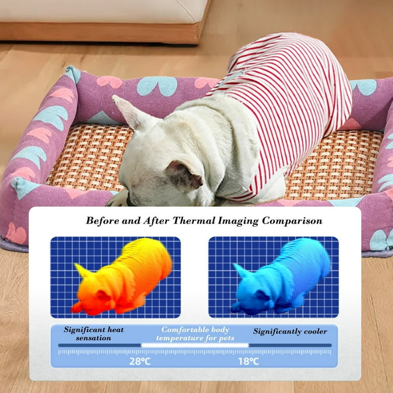 Nkmbld Pet Grooming Supplies Summer Pet Cooler Floor Cushion Dog