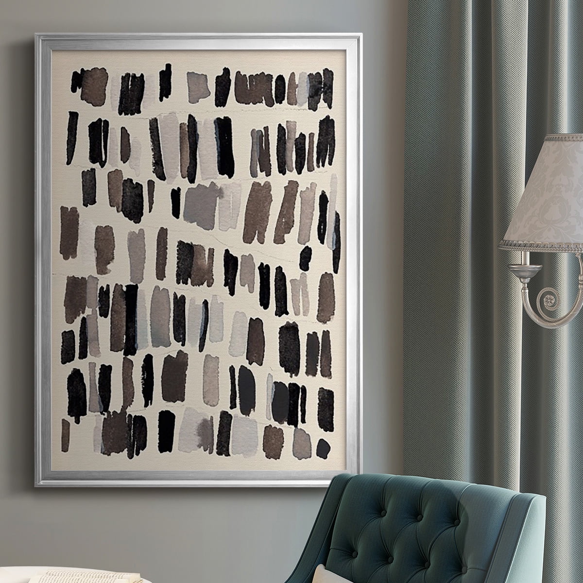 Chalk and Flint III Premium Framed Print, in Gold, Black, or Silver - Ready to Hang