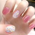 thumbnail image 4 of Cloud Aurora Flakes H - Dreamy Cloud Brocade Mirror Nail Sequins Powder, Fairy Color Highlight Pigment for Nail Art, Nail Powder Easter Mother'S Day Stive Nail, 4 of 7