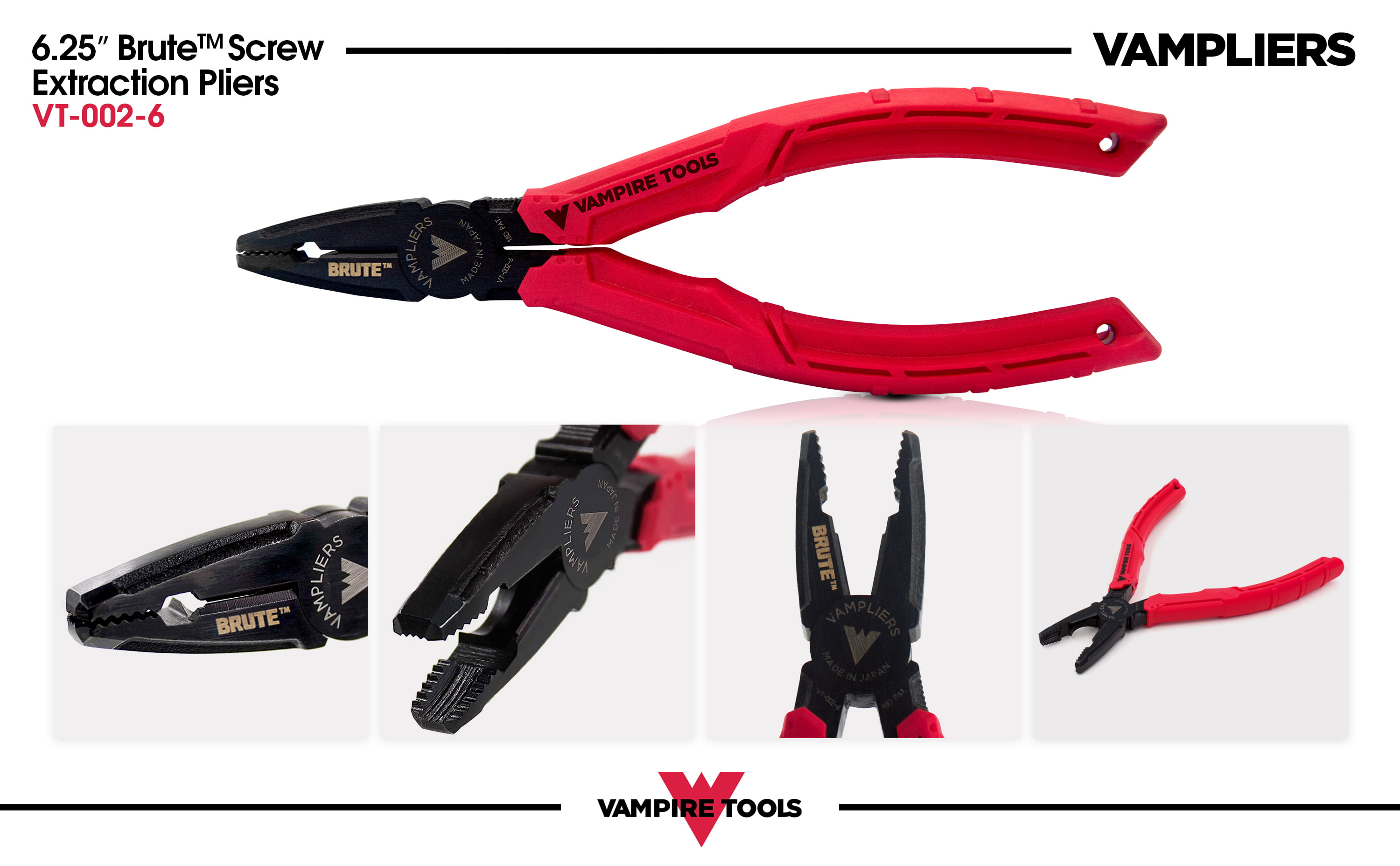 VAMPLIERS® MINI 4.75″ PRECISION NIPPERS - Vampire Tools