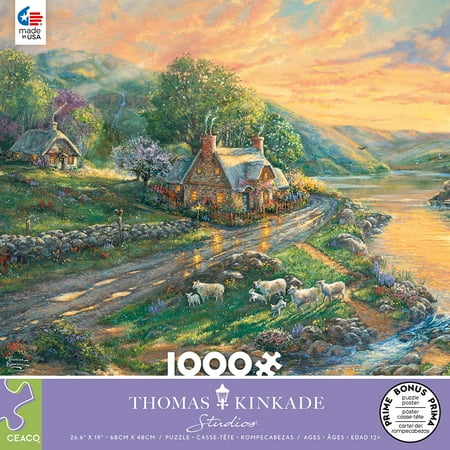 Ceaco - Thomas Kinkade - Daybreak at the Emerald Valley - 1000 Piece Jigsaw Puzzle