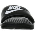 thumbnail image 2 of NIKE MEN BENASSI JDI SANDALS BLACK WHITE SIZE 10, 2 of 6