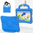 thumbnail image 5 of EVA Kids Case for iPad mini 1/2/3/4/5, Lightweight Convertible Handle Stand Child-Proof Shockproof Protective Rugged Case for iPad mini 1/2/3/4/5, Blue, 5 of 6