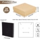 thumbnail image 4 of 24 cajas de cartón para joyería, 3,54 × 3,54 × 1,18 pulgadas, cuadradas, de cartón kraft para regalo., 4 of 7