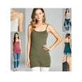thumbnail image 2 of Essential Basic Women's Basic Casual Long Camisole Cami Top Regular and Plus Sizes, 2 of 4
