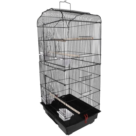 37" Bird Parrot Cage Canary Parakeet Cockatiel Love Bird Finch Bird Cage
