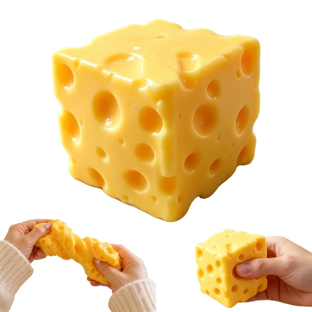 Juguete antiestrés fidget OIUJHG queso squishy de 5 cm