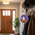 thumbnail image 4 of Halloween Sun Catcher for Window Hanging, Wooden Puzzle Ghost Witch Acrylic Stained Glass Decor for Windows Door Wall, House Warming Gift for Puzzle Lovers by MPOISVA, 4 of 6