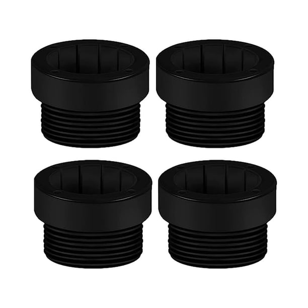 Adaptador estabilizador de sombrilla de piscina Sombrillas de piscina solo para exteriores de 1 3/4" Negro 4 piezas Zulema Estabilizador de piscina