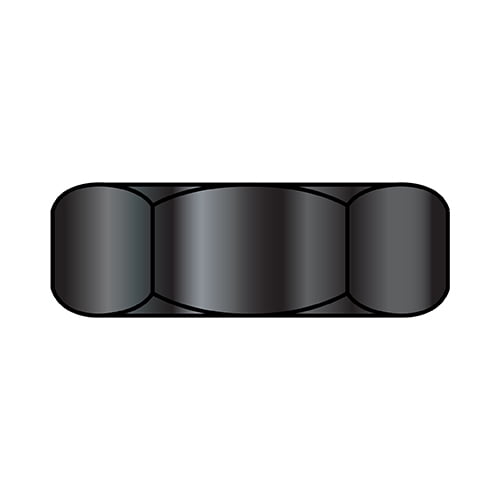 4-40X1/4X3/32 Standard Pattern Hex Machine Screw Nut Black Oxide (Pack Qty 10,000) BC-04NHB