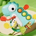 thumbnail image 2 of Toddler Snatching Pleasure Toddler Cute Dinosaur Pulling Happiness Ring Puzzle Early Education Can Be Bited And Grasping Training Toys, 2 of 7