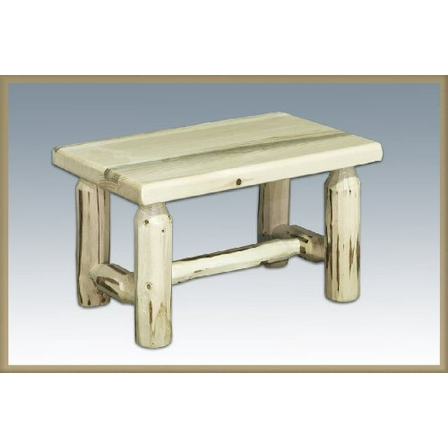 Montana Woodworks Collection Footstool, Ready to Finish