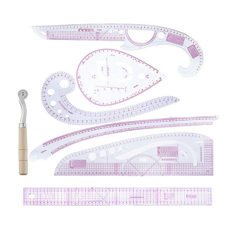 AOZBZ DIY Sewing Ruler Tailor Set French Curve Ruler Accessories