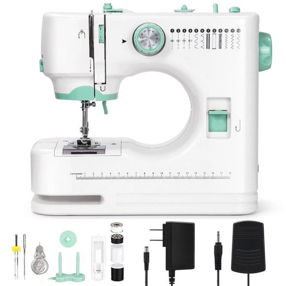 Máquina de Coser PHENNFUSION Portátil Eléctrica Mini 12 puntadas