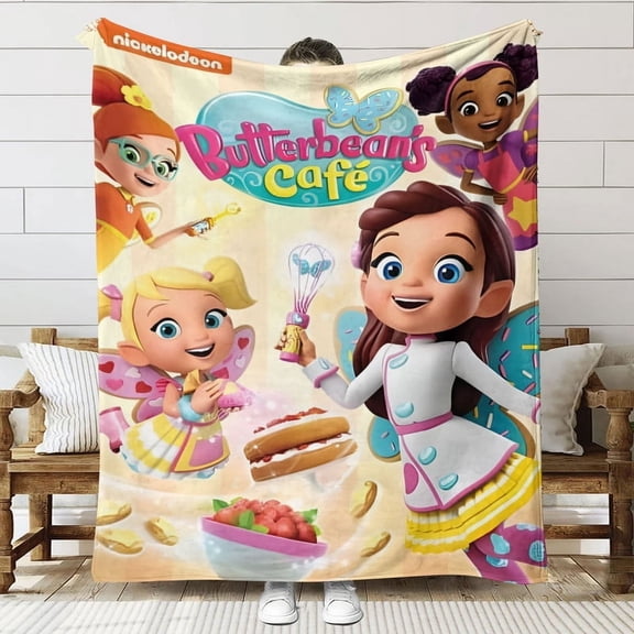 butterbeans cafe Throw Blanket Gifts for Fans Lover Girls Boys Women Present Hoodie Him Bed 60"x80"