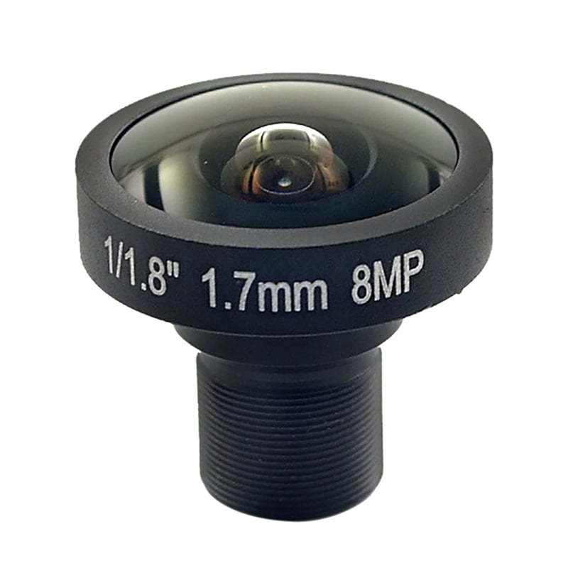 8MP Camera Lens 1.7mm Length 1/1.8Inch M12 Panoramic Fisheye Lens 185