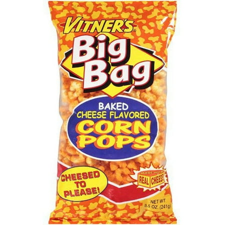 Vitner's Baked Cheese Flavored Corn Pops Big Bag, 8.5 Oz.