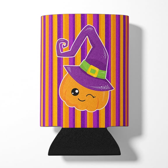 Halloween Pumpkin Witch Can or Bottle Hugger