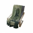 thumbnail image 4 of Razorback Soft Flannel Fleece Throw Blanket, Illustration of Wild Boar Pig on Abstract Landscape, Cozy Plush for Indoor and Outdoor Use, 50" x 70", Sage Green Hunter Green, by Ambesonne, 4 of 6