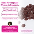 thumbnail image 3 of Pink Stork Prenatal Iron Gummies with Vitamin C, Grape Flavor, 60 Count, 3 of 8