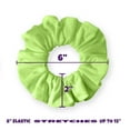 thumbnail image 4 of Scrunchies Cotton Knit Standard Size Ponytail Holder Made in USA Scrunchie King Lime, 4 of 5
