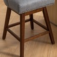 thumbnail image 4 of Gray Fabric, 26'' Seat Height - 360-Degree Swivel for Easy Dining and Communication - Dining Room Use, Comfortable Sitting, 4 of 6