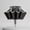 Black, variant on Automatic Reverse Folding Umbrella, Wind Resistant Rain Umbrella with Reflective Stripe for Men and Women