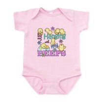 CafePress - Just Hanging With My Peeps Body Suit - Baby Light Bodysuit, Size Newborn - 24 Months