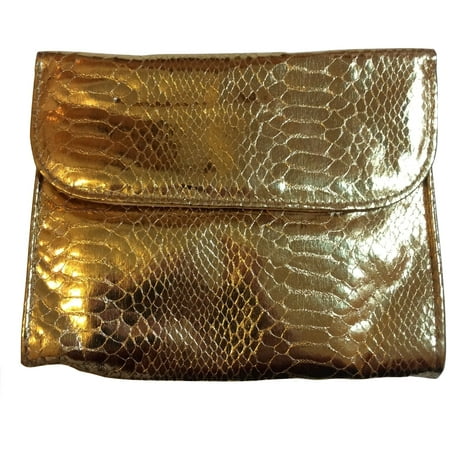 Bareminerals Bare Escentuals Gold Case Cosmetic Makeup Bag