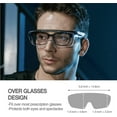 thumbnail image 6 of Dex Fit Safety Glasses SG210, Over Specs Antifog Lenses, UV Protection,Blue, 6 of 7