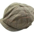 thumbnail image 6 of CoCopeaunts Newsboy Cap Unisex Women Men Fashion Casual Warm Plaid Octagonal Cap Autumn Retro Newsboy Hat Winter Beret Hat, 6 of 8