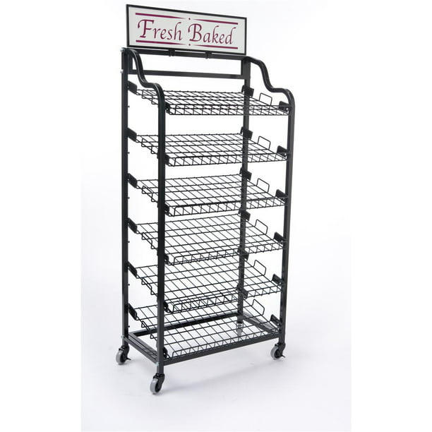 Storage Unit With Tilting Wire Shelves, Types Of Wire Shelving