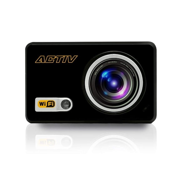 Gear Pro ACTIV Action Camera Hi Resolution Full 1080p HD Video 16 MegaPixel Images 3 Capturing Modes with Waterproof Case Built in WiFi and Helmet Camera Black