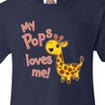 thumbnail image 4 of Inktastic My Pops Loves me- cute giraffe Youth T-Shirt, 4 of 5