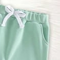 thumbnail image 5 of Faraee Baby Girl First Birthday Outfit In My One Year Old Era Top Short Sleeve 1st Birthday Shirt and Casual Shorts Clothing Set 6 12 18 Months Light Green, 5 of 7