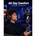 thumbnail image 6 of Wireless Gaming Headset - Surround Sound Gaming Headphones with Noise Canceling Mic - 100-Hour Battery All-Day Play, Over Ear Headphones for Switch, Xbox Series X/S, 6 of 7