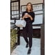 thumbnail image 4 of Conjunto Deportivo PRETTYGARDEN Mujer 2 Piezas Manga Larga Negro 3XL, 4 of 5