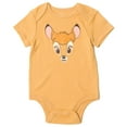 thumbnail image 3 of Disney Classics Bambi Newborn Baby Boy or Girl Bodysuit Pants and Hat 3 Piece Outfit Set Newborn to Infant, 3 of 5