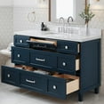 thumbnail image 6 of Ariel B54-Bc Monroe 54" Single Free Standing Vanity Cabinet Only - Blue, 6 of 7