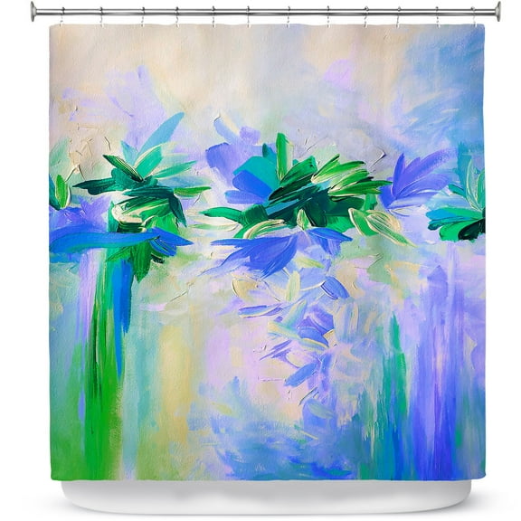 Shower Curtains 70" x 73" from DiaNoche Designs by Julia Di Sano - Deconstructing The Garden IV