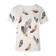 thumbnail image 5 of Puntoco Moda Mujer Verano Cuello En V Manga Corta Estampado Casual Camiseta Blusa Puntoco Puntoco-5206, 5 of 6